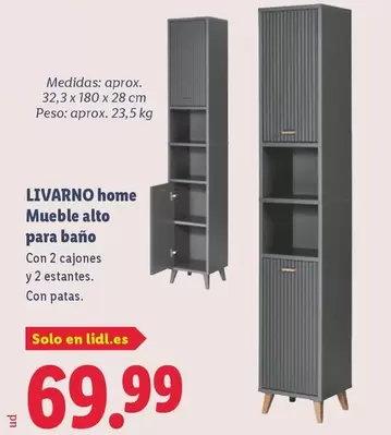Livarno Home - Mueble Alto Para Baño