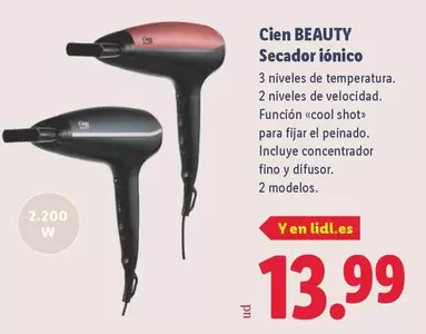 Cien Beauty - Secador Iónico