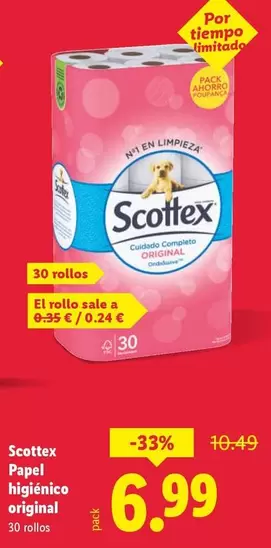 Scottex - Papel Higiénico Original