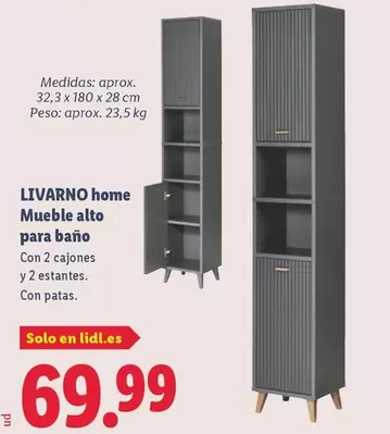 Livarno Home - Mueble Alto Para Baño