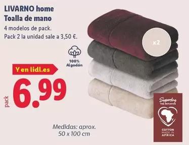 Livarno Home - Toalla De Mano