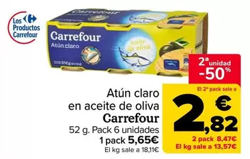 carrefour - Atun Claro En Aceite De Oliva