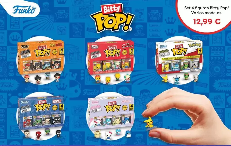 Bitty Pop - Set 4 Figuras 