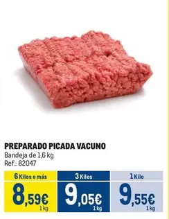 Preparado Picada Vacuno