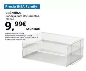 Drönjöns - Bandeja Para Documentos, Blanco
