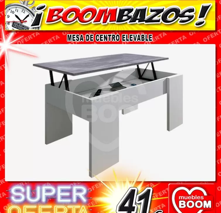 Mesa De Gentro Elevable
