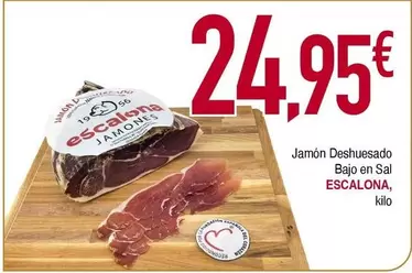 Jamón Deshuesado Bajo En Sal