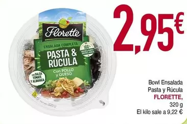 Florette - Ensalada Pasta Y Rucula