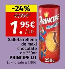 Lu -  Galleta Rellena De Maxi Chocolate Principe