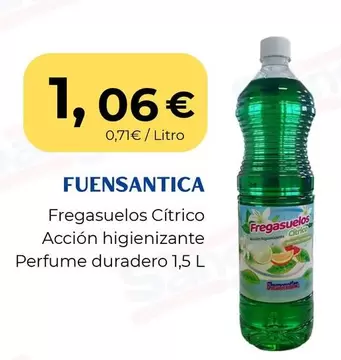 Fuensantica - Fregasuelos Citrico Acción Higienizzante