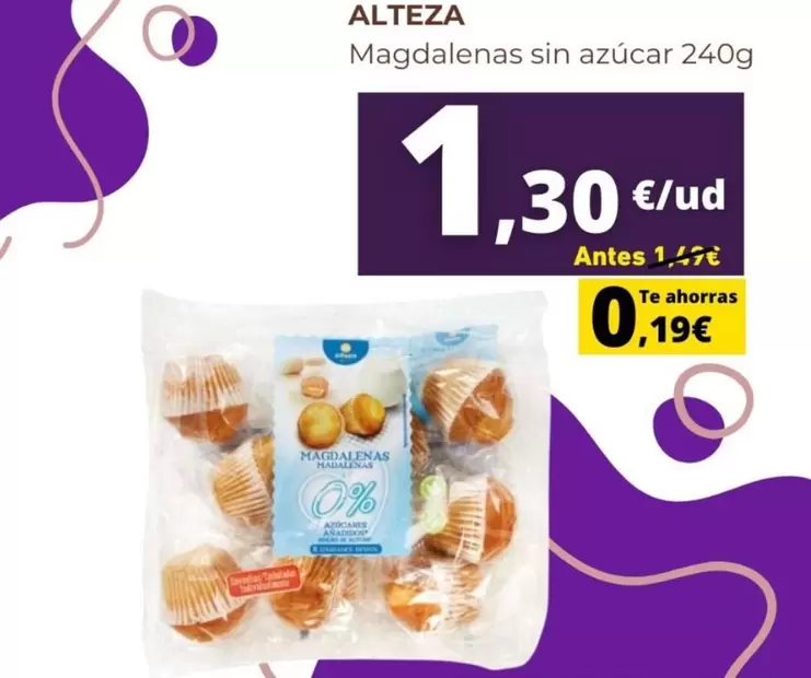 Alteza - Magdalenas Sin Azucar