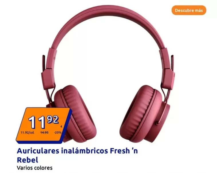 Auriculares Inalámbricos Fresh'n Rebel