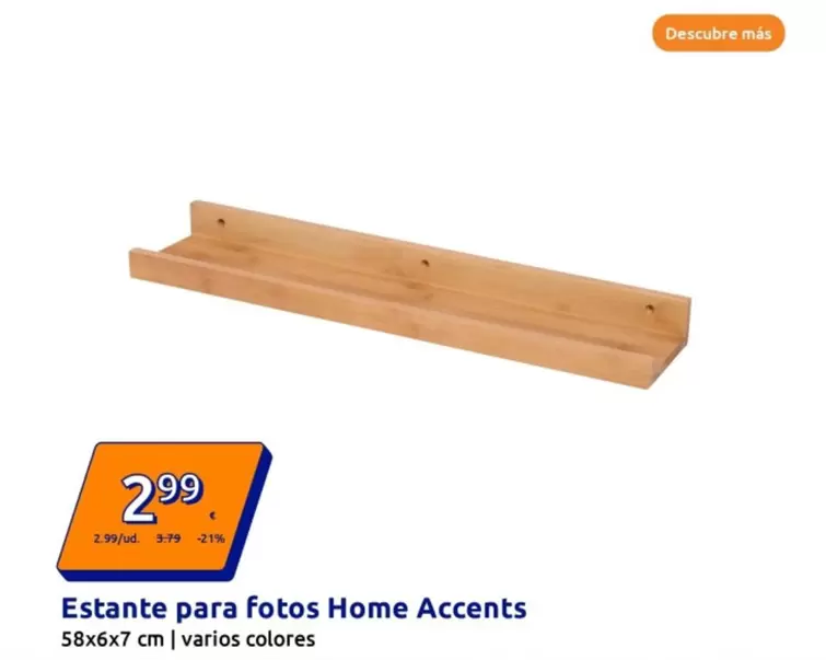 Home Accents - Estante Para Fotos 