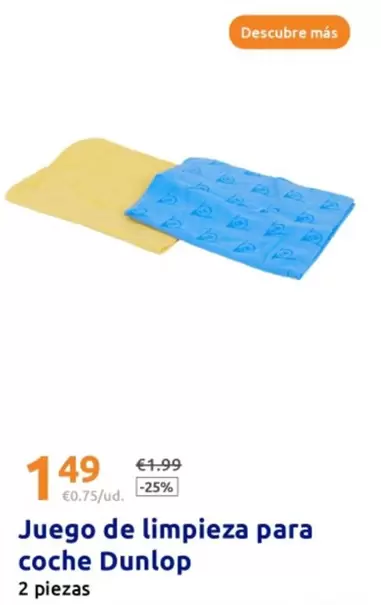 Dunlop - Juego De Limpieza Para Coche