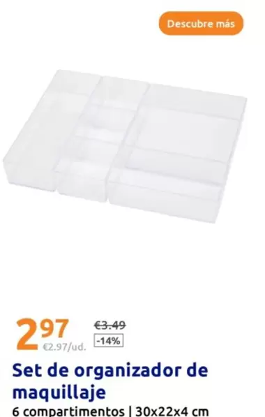 Set De Organizador De Maquillaje