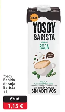 YoSoy - Yosoy Bebida De Soja Barista