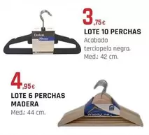 Lote 10 Perchas