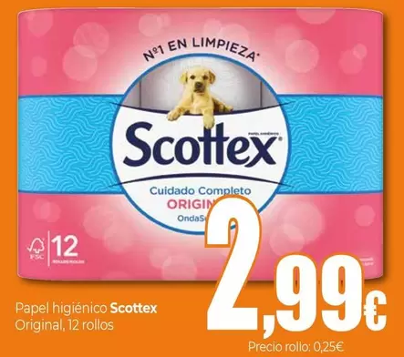 Scottex - Papel Higiénico Original