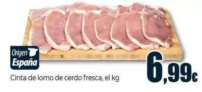 Cinta De Lomo De Cerdo Fresca