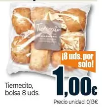 Tiernecito, Bolsa