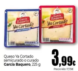 García Baquero - Queso Ya Cortado Semicurado O Curado
