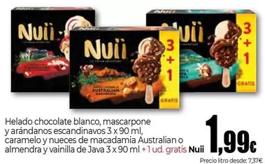 Nuii - Helado Chocolate Blanco