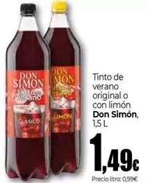 Don Simón - Tinto De Verano Original O Con Limon