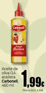 Carbonell - Aceite De Oliva 0,4 Aceitera