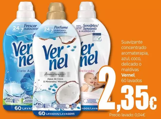Vernel - Suavizante Concentrado Aromaterapia