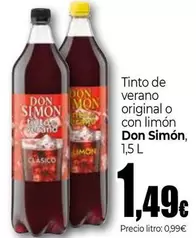 Don Simón - Tinto De Verano Original O Con Limon