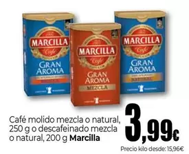 Marcilla - Cafe Molido Mezcla O Natural O Descafeinado Mezcla O Natural