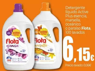 Flota - Detergente Líquido Active Plus Esencia, Marsella, Oceanico O Paraiso