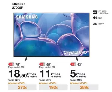 Samsung - U7005F