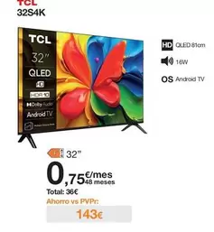 TCL - 32S4K