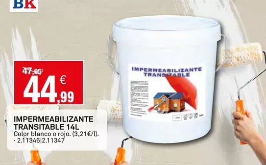 Impermeabilizante Transitable 14L