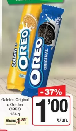 Oreo - Galetes Original O Golden