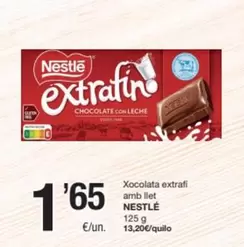 Nestlé - Xocolata Extrafi Amb Llet
