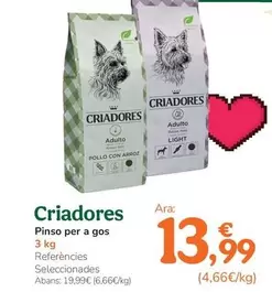 Criadores - Pienso Para Perro
