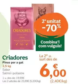 Criadores - Pienso Para Gato
