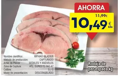 Rodajas De Espada