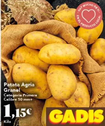Patata Agria Granel