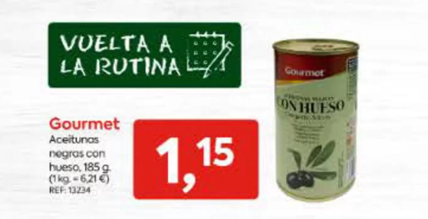 Gourmet - Aceitunas Negras Con Hueso