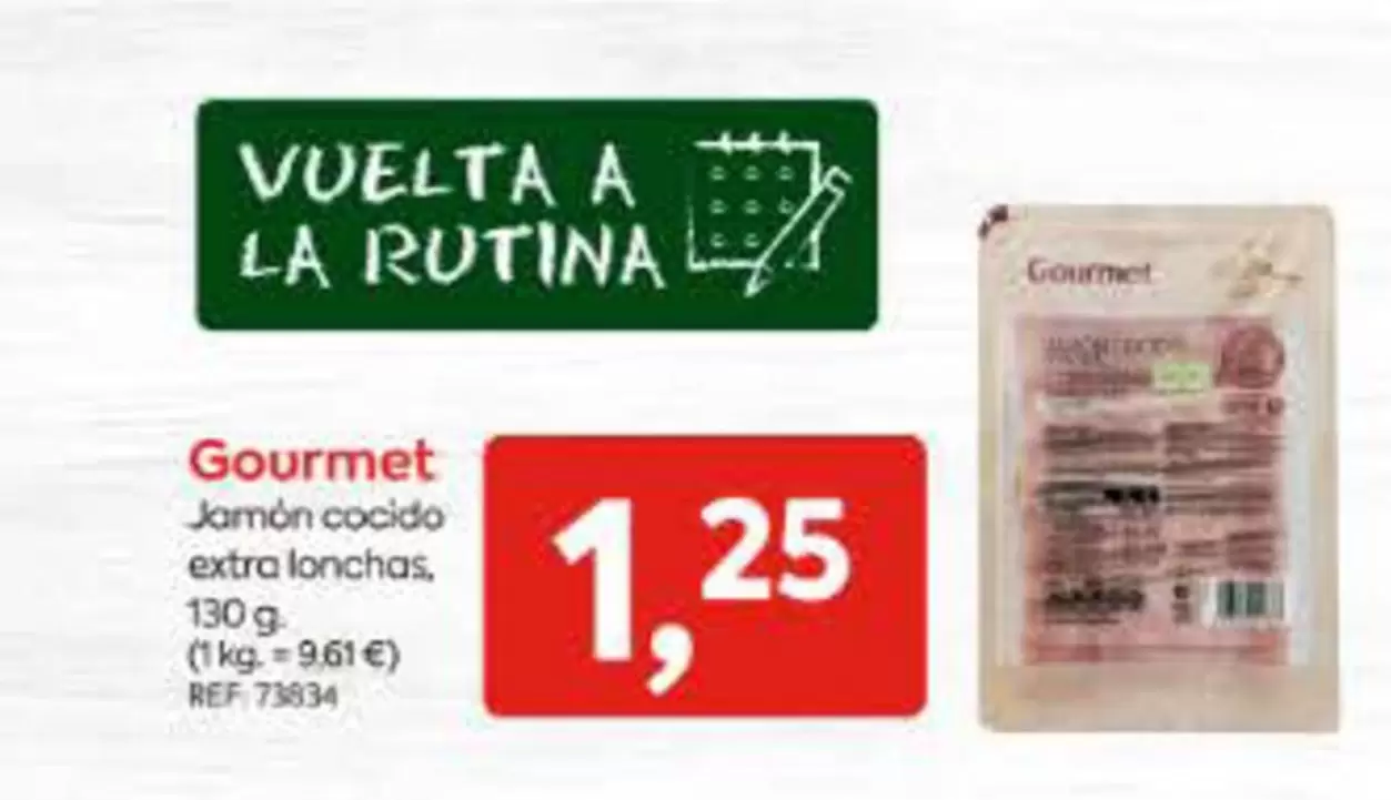 Gourmet - Jamon Cocido Extra Lonchas