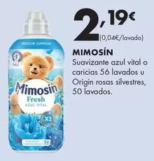 Mimosín - Uavizante Azul Vital O Caricias 56 Lavados U Origin Rosas Silvestres