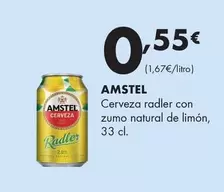 Amstel - Cerveza Radler Con Zumo Natural De Limón