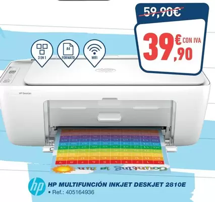 HP - Multifuncion Inkjet Deskjet 2810e