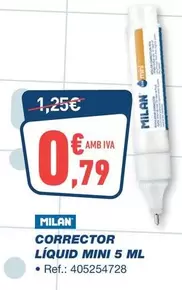 Milán - Corrector Liquid Mini 5 Ml