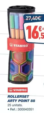 Stabilo - Rollerset Arty Point 88