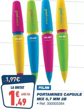 Milán - Portamines Capsule Mix 0.7 Mm 2b