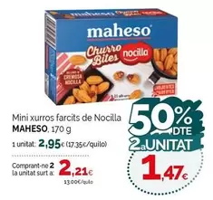 Maheso - Mini Xurros Farcits De Nocilla